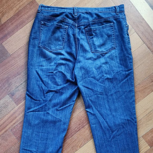 Gloria Vanderbilt Classic High Rise Tapered Jeans Size 14 Short - Picture 14 of 16